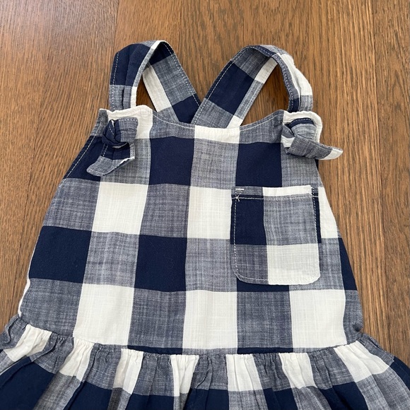 Gingham pinafore dress - Picture 2 of 5